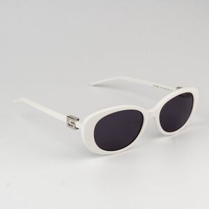 NEW Gucci GG1684SA 006 White Grey Unisex Oval Sunglasses GG 1684SA